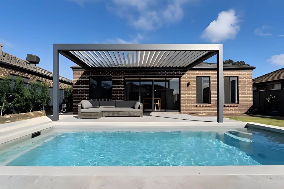 Aluminum Bioclimatic Pergola & Outdoor Shading Systems Manufacturer