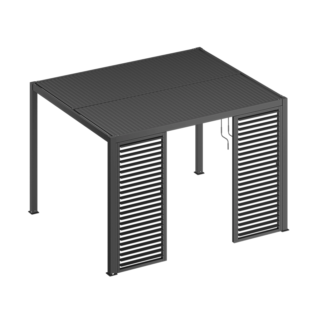 Bioclimatic Pavilion 3D Structural Exploded View