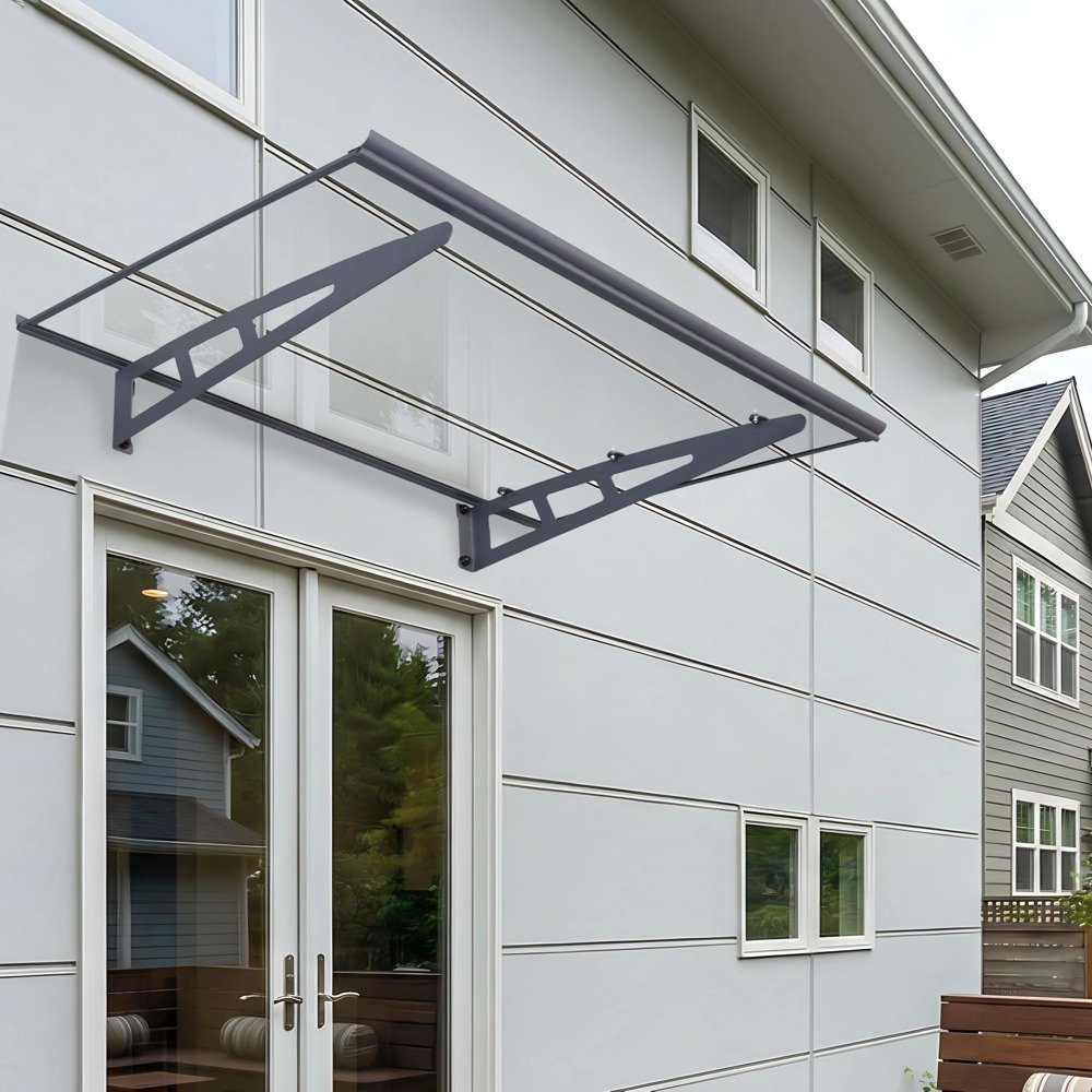 Modern Slant Roof Awning