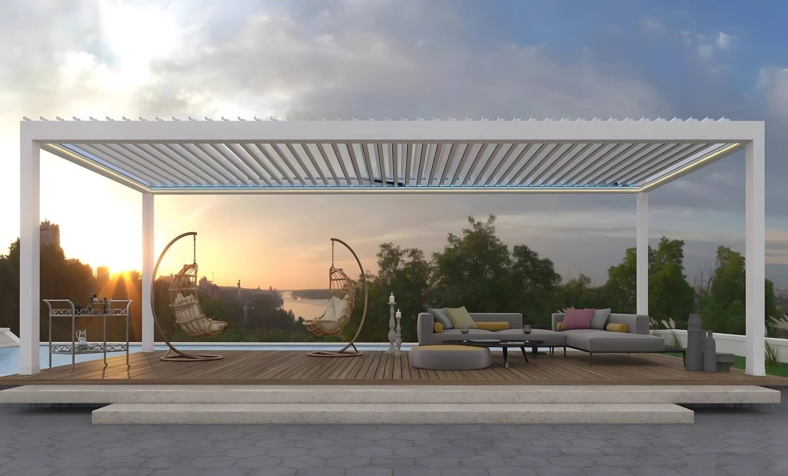 Premium Aluminum Bioclimatic Pergola & Outdoor Shading Systems Manufacturer